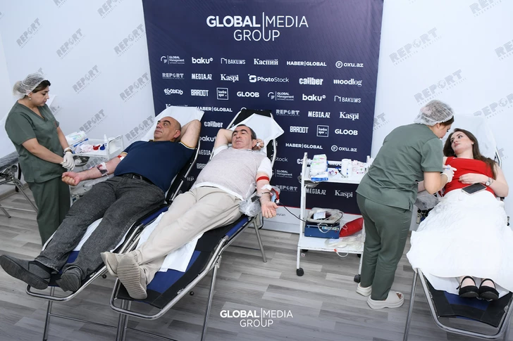 Media.az - Новости Азербайджана - Global Media Group внесла вклад в обеспечение запасов донорской крови в Азербайджане