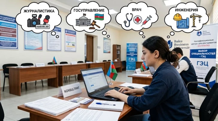 В Азербайджане стартовал процесс выбора специальностей для поступающих в университеты