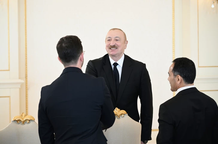 Media.az - Новости Азербайджана - Президент Ильхам Алиев принял борцов, ставших чемпионами в командном зачете на чемпионате Европы