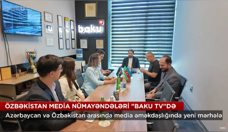 Baku TV поделился опытом с Национальной телерадиокомпанией Узбекистана