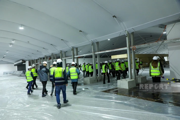 Media.az - Новости Азербайджана - Представители СМИ ознакомились с подготовкой Бакинского Олимпийского стадиона к COP29