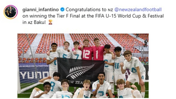Media.az - Новости Азербайджана - Глава FIFA поздравил победителей дивизионов на чемпионате мира FIFA U-15 в Баку