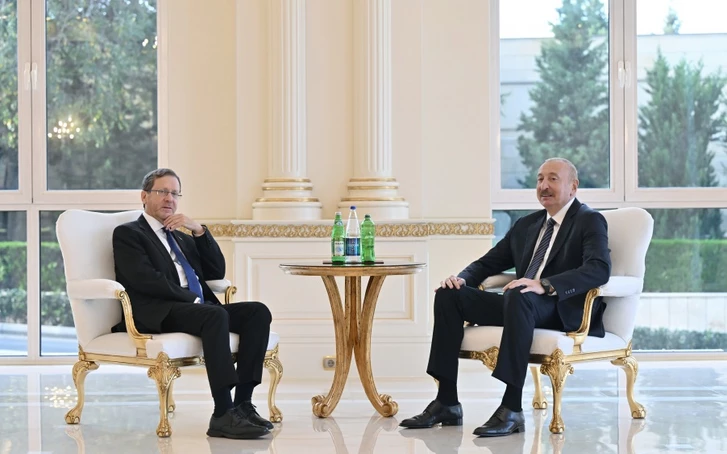 Состоялась встреча Президента Ильхама Алиева с Президентом Израиля