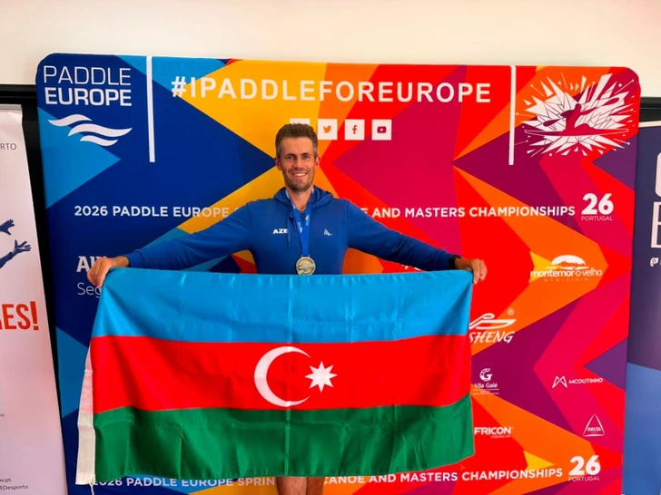 Азербайджанский гребец Богдан Курудз стал чемпионом Европы по гребле на каноэ