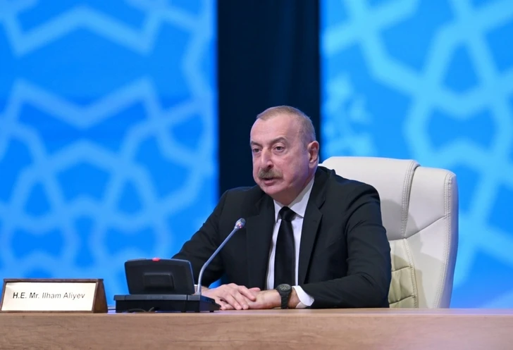 Ильхам Алиев: Мир не должен закрывать глаза на отвратительную практику неоколониализма