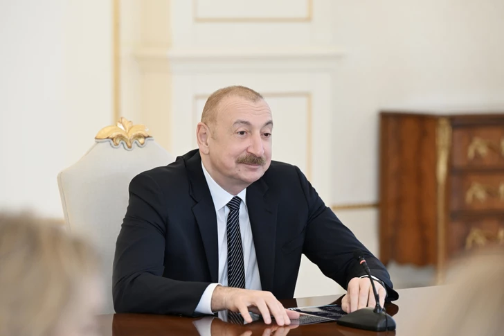 Media.az - Новости Азербайджана - Ильхам Алиев принял делегацию Торговой палаты США