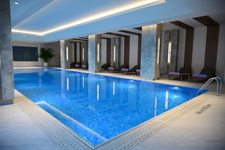 Media.az - Новости Азербайджана - Ильхам Алиев поучаствовал в открытии отеля Hilton Garden Inn Agdam