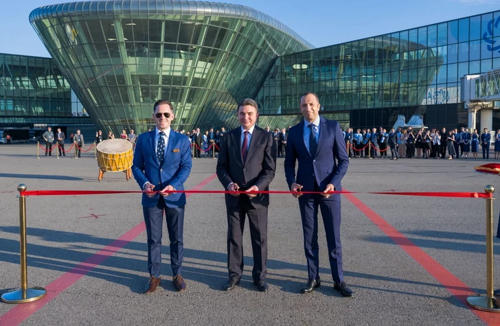 Media.az - Новости Азербайджана - Первый самолет нового поколения Airbus A321neo авиакомпании AZAL прибыл в Баку