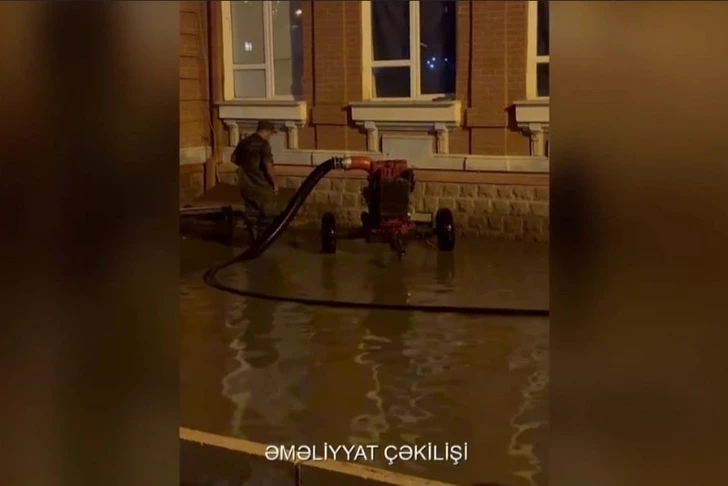 Проливные дожди затопили Нахчыван