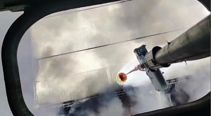 Media.az - Новости Азербайджана - В Локбатане спасатели продолжают тушение пожара и вывоз товаров со склада