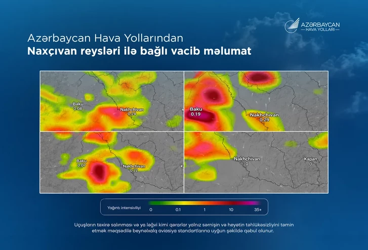 Media.az - Новости Азербайджана - AZAL отложил ряд сегодняшних рейсов по маршруту Баку-Нахчыван из-за грозовой активности