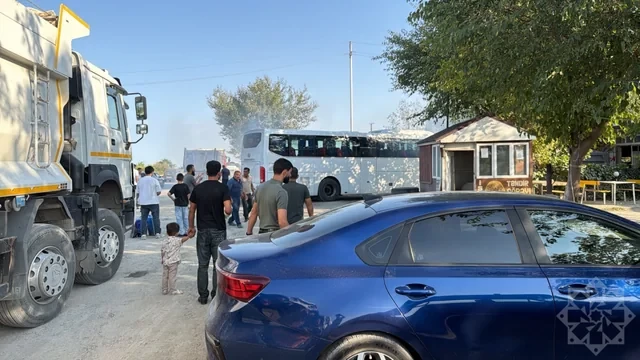 Media.az - Новости Азербайджана - Пассажирский автобус Хачмаз - Баку внезапно загорелся на ходу