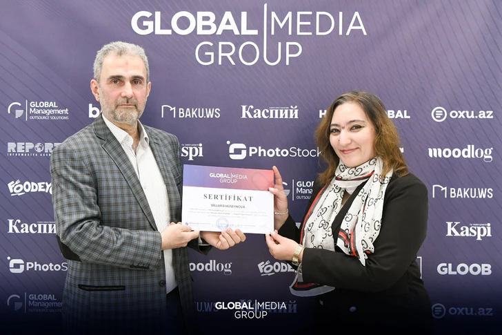 Media.az - Новости Азербайджана - Итоги Медиа Академии «Global Media Group»: 8 будущих специалистов получили сертификаты