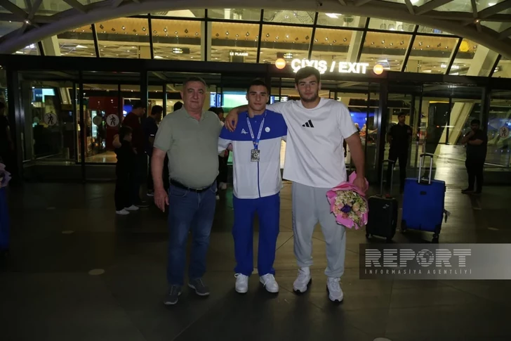 Media.az - Новости Азербайджана - Юношеская сборная Азербайджана по дзюдо вернулась на родину с рекордными 10 медалями ЧЕ