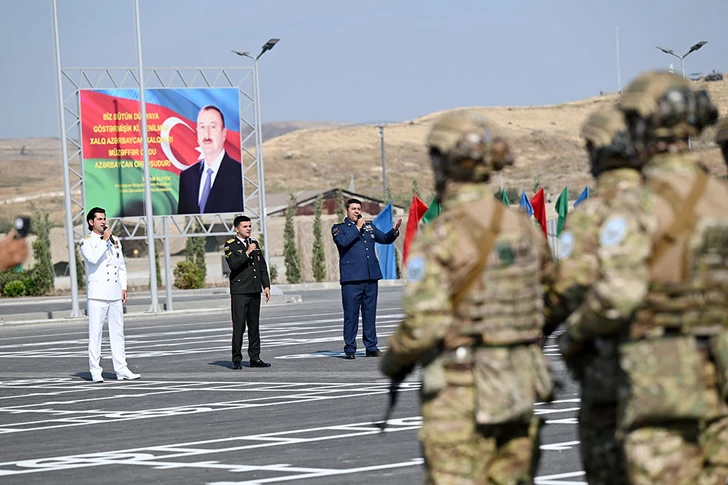 Media.az - Новости Азербайджана - Состоялась церемония открытия совместных военных учений «Сила единства - 2026»