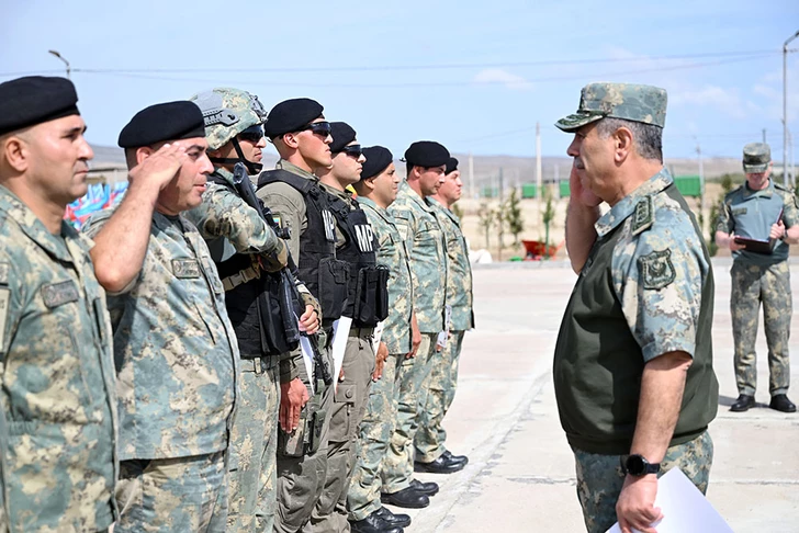 Media.az - Новости Азербайджана - Минобороны АР проверило готовность подразделения военной полиции к учениям по стандартам НАТО