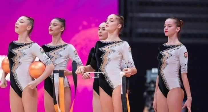 Азербайджанские гимнастки завоевали лицензию на Олимпийские игры Париж-2024