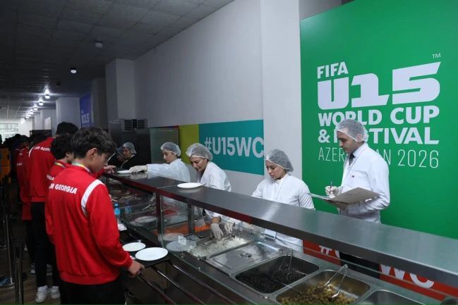 АПБА контролирует питание участников Кубка мира и Фестиваля FIFA U-15 в Баку