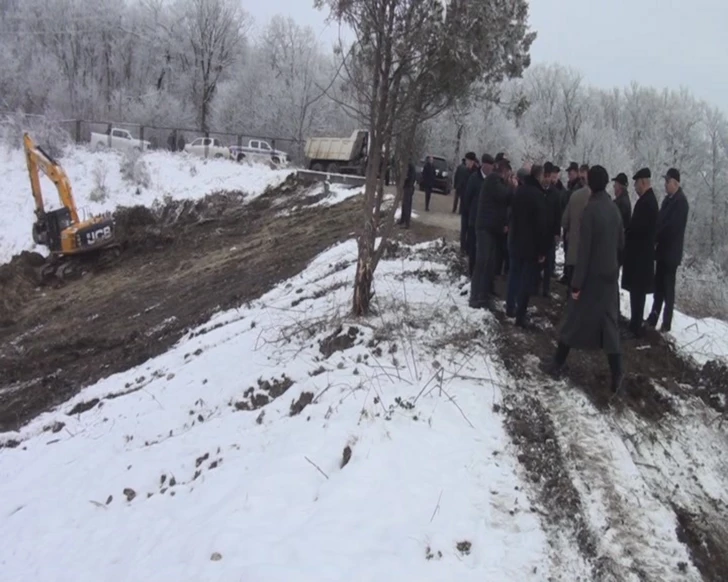 Media.az - Новости Азербайджана - В Гусарском районе возобновляется работа водохранилища «Бяневшя гёлю»