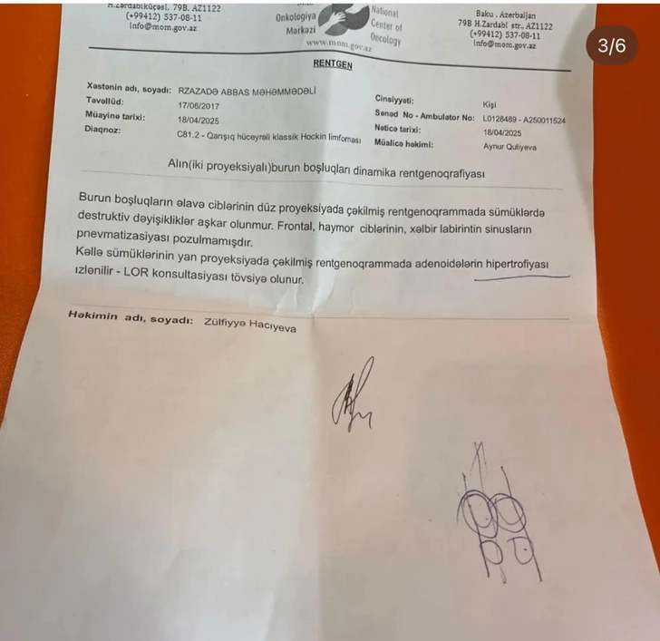 Media.az - Новости Азербайджана - Тяжелая борьба за жизнь: 8-летнему Аббасу срочно требуется ПЭТ-обследование