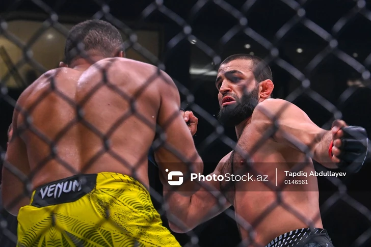 В Баку проходит турнир UFC Fight Night: Жан Мацумото одолел Бекзата Алмахана