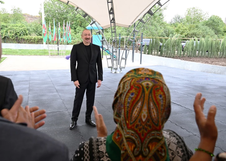 Media.az - Новости Азербайджана - Президент Азербайджана встретился с жителями сел Бадара, Дашбулаг, Сейидбейли и Шушакенд