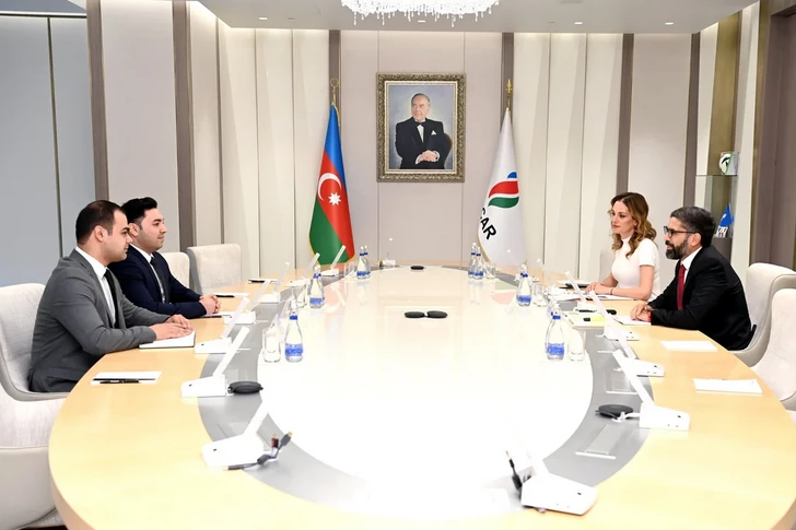 Глава SOCAR встретился с победителями  V конкурса Yüksəliş
