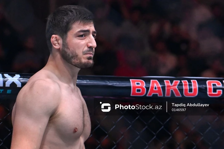 Media.az - Новости Азербайджана - В Баку прошел турнир UFC Fight Night: Рафаэль Физиев одержал победу в главном бою основного карда