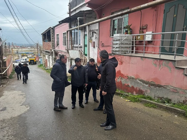 Media.az - Новости Азербайджана - В Хатаинском районе Баку снесён дом, вызвавший обрушение канализационного коллектора
