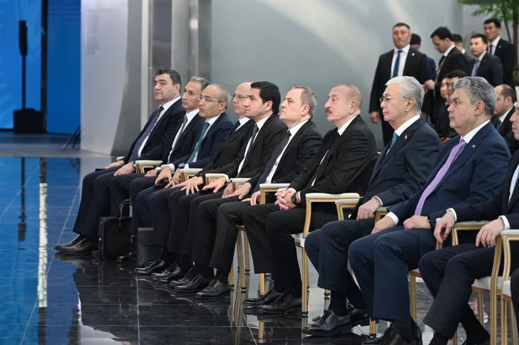 Media.az - Новости Азербайджана - Алиев и Токаев посетили Центр ИИ Alem.ai в Астане.