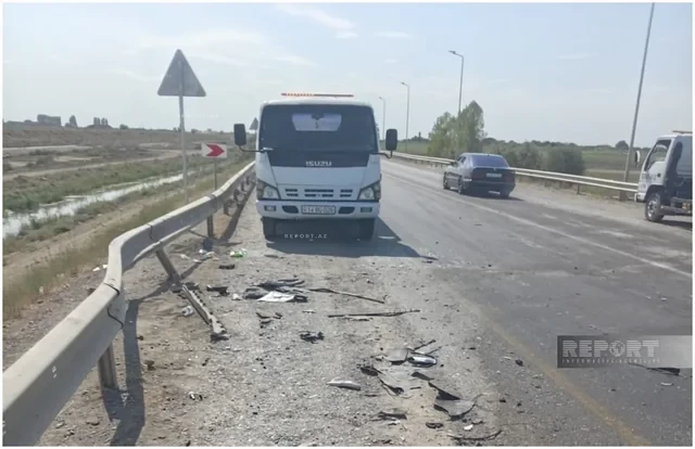 Media.az - Новости Азербайджана - В Сабирабаде столкнулись два автомобиля: есть пострадавшие