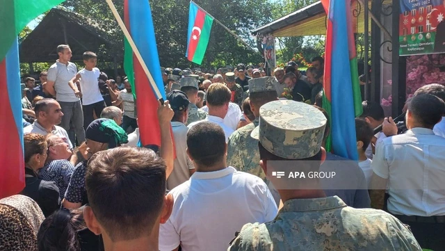 Media.az - Новости Азербайджана - Погибший в результате несчастного случая азербайджанский военнослужащий похоронен