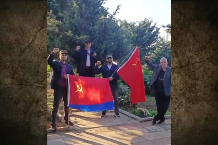 В Азербайджане арестованы лица, попытавшиеся устроить шествие с флагами СССР