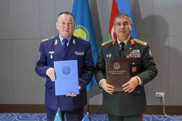 Азербайджан и Казахстан подписали план военного сотрудничества на 2026 год