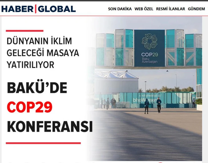 Haber Global: Будущее экологии планеты обсуждается на COP29 в Баку