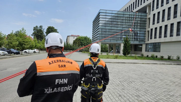 Media.az - Новости Азербайджана - МЧС Азербайджана провел учения в Губинской районной центральной больнице