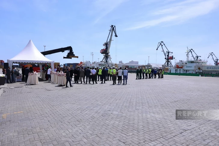Media.az - Новости Азербайджана - Построенное в Туркменистане сухогрузное судно Gadamly прибыло в Бакинский порт