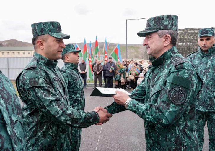 Media.az - Новости Азербайджана - Военнослужащие ГПС в «Губадлы» получили ключи от новых квартир