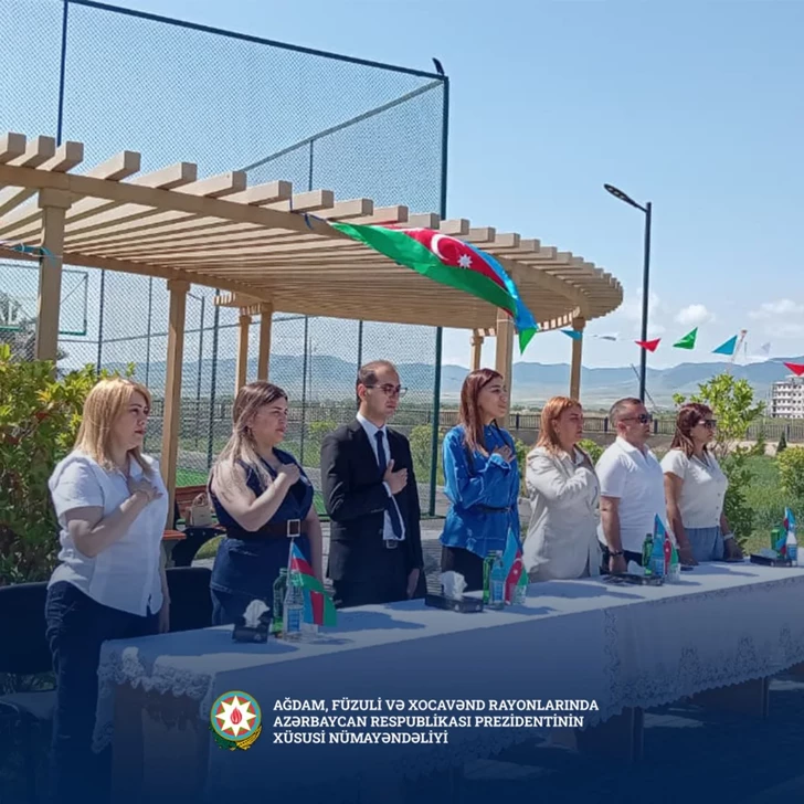 Media.az - Новости Азербайджана - В Агдаме, Хыдырлы и Кянгярли впервые после заселения прозвенел «Последний звонок»