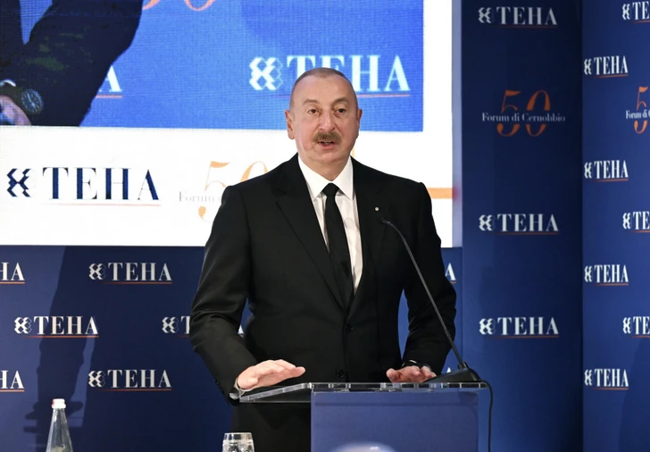 Media.az - Новости Азербайджана - Президент Ильхам Алиев на Международном форуме Черноббио