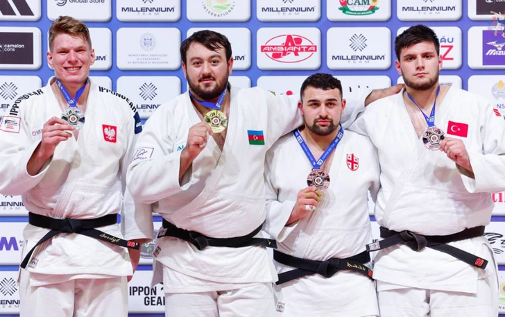 Media.az - Новости Азербайджана - Азербайджанская сборная стала чемпионом Европы U-23 по дзюдо