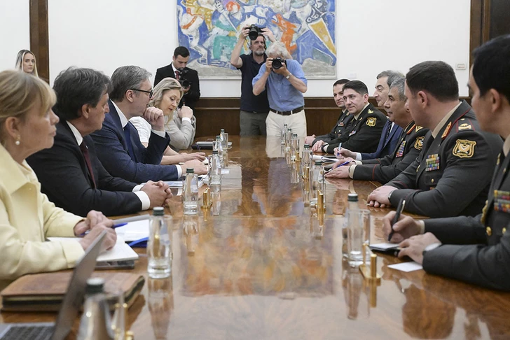 Media.az - Новости Азербайджана - Президент Сербии принял азербайджанскую военную делегацию во главе с Закиром Гасановым