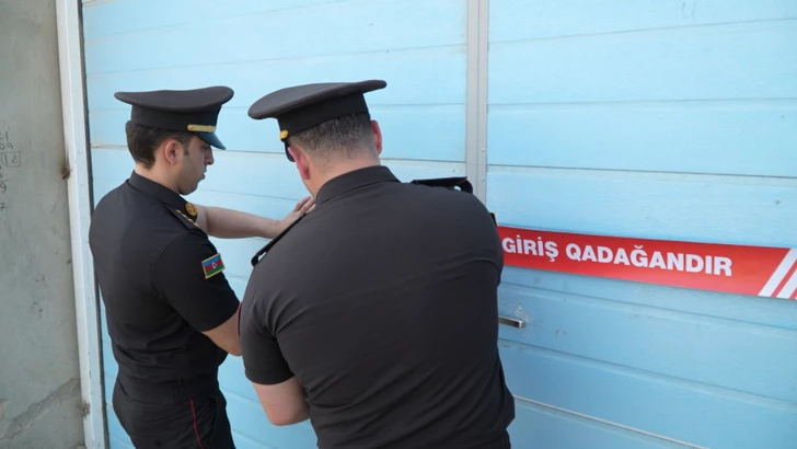 Служба пожарного надзора МЧС обнаружила многочисленные нарушения на складе в Баку