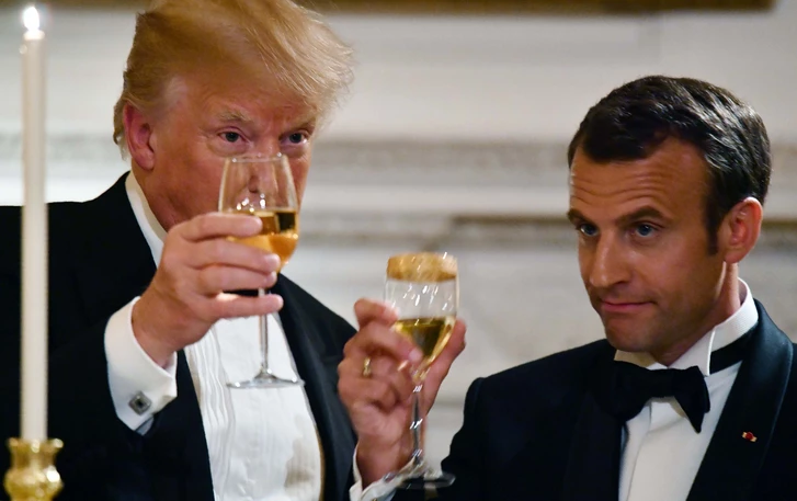 Макрон готов к твердому диалогу с Трампом из-за угрозы стопроцентных пошлин на французское вино