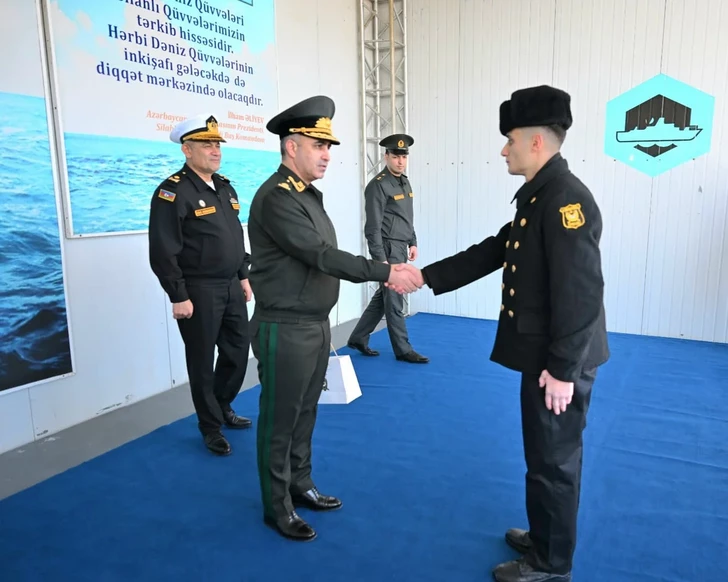 Военный прокурор Азербайджана провёл встречу с моряками Военно-морских сил