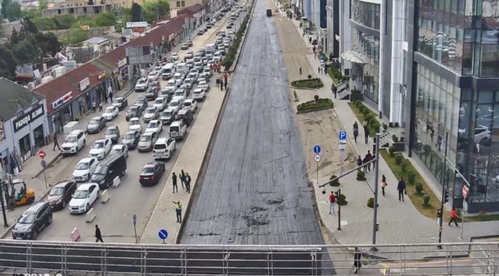 Вниманию водителей: закрыта одна из улиц Баку
