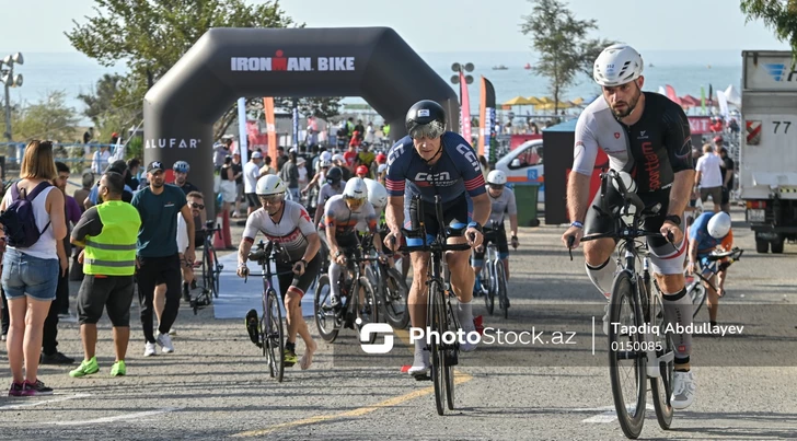 Определился победитель международных соревнований по триатлону IRONMAN 70.3 в Баку