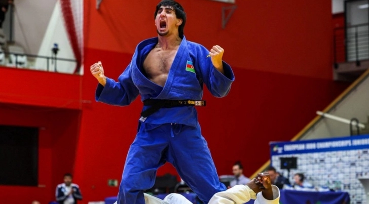 Чемпионат Европы: еще один азербайджанский дзюдоист завоевал золотую медаль