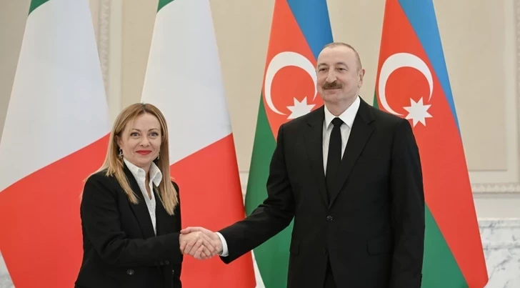 Джорджа Мелони поблагодарила Президента Азербайджана Ильхама Алиева за поздравление