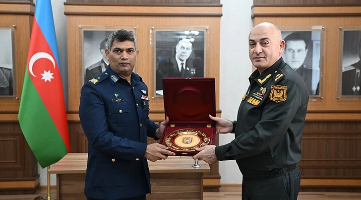 Руководство Академии ВВС Пакистана посетило Национальный университет обороны Азербайджана
